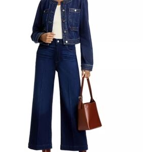 Anthropology Paige Anessa High-Rise Wide Leg Jean